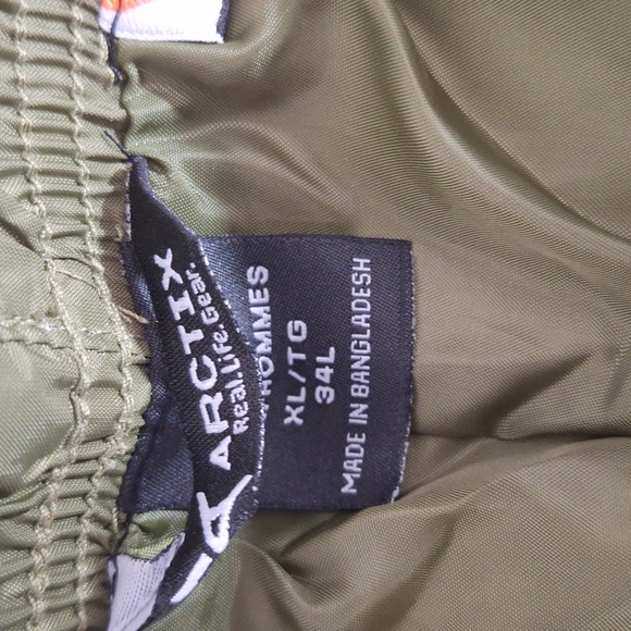 Arctix Rain Pants Packable Water Repellent Rain Gear Mens Olive - Picture 10 of 15